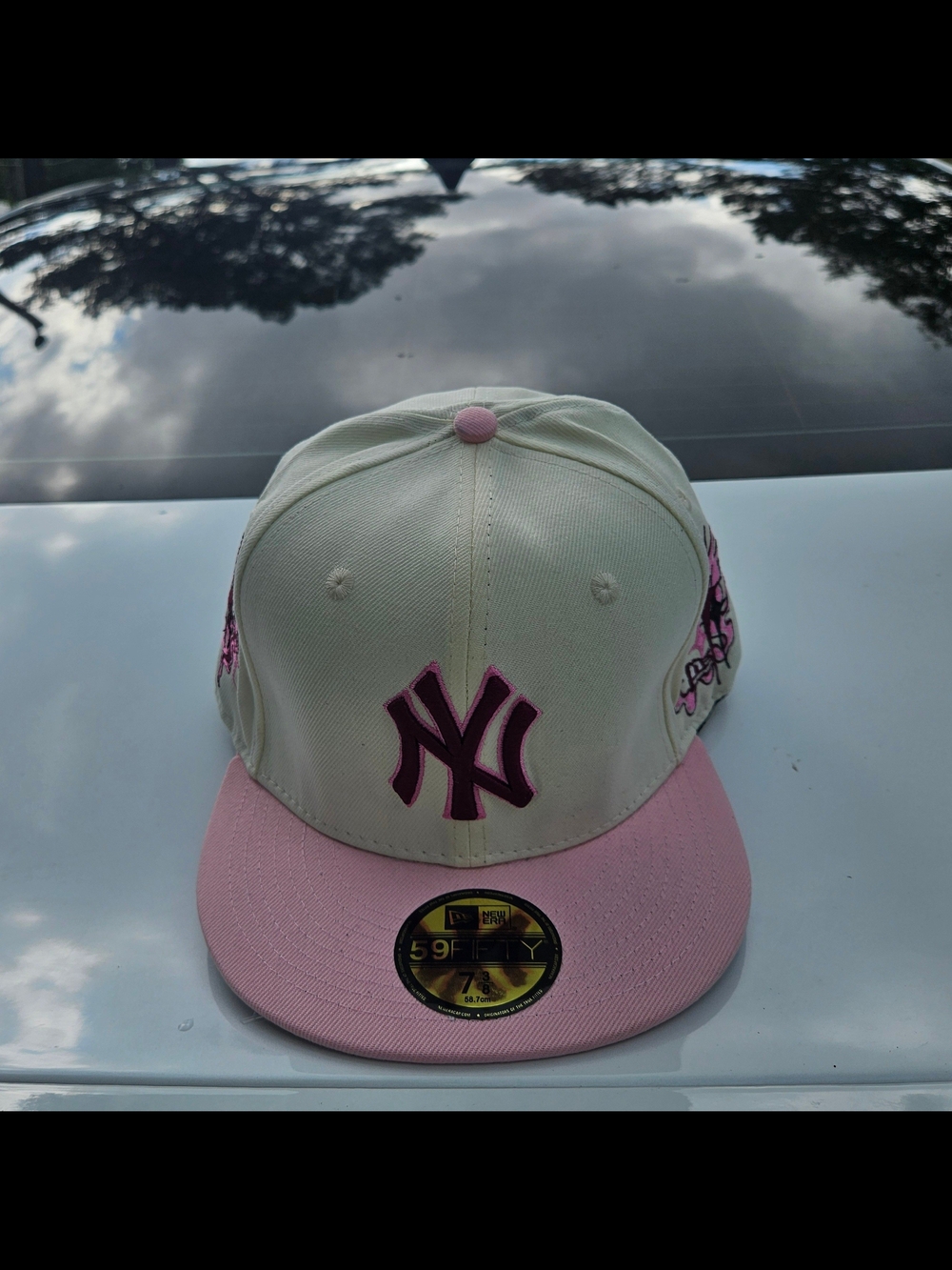New Era 59FIFTY NY Yankees Custom Fitted Hat  7 3/8 🗽